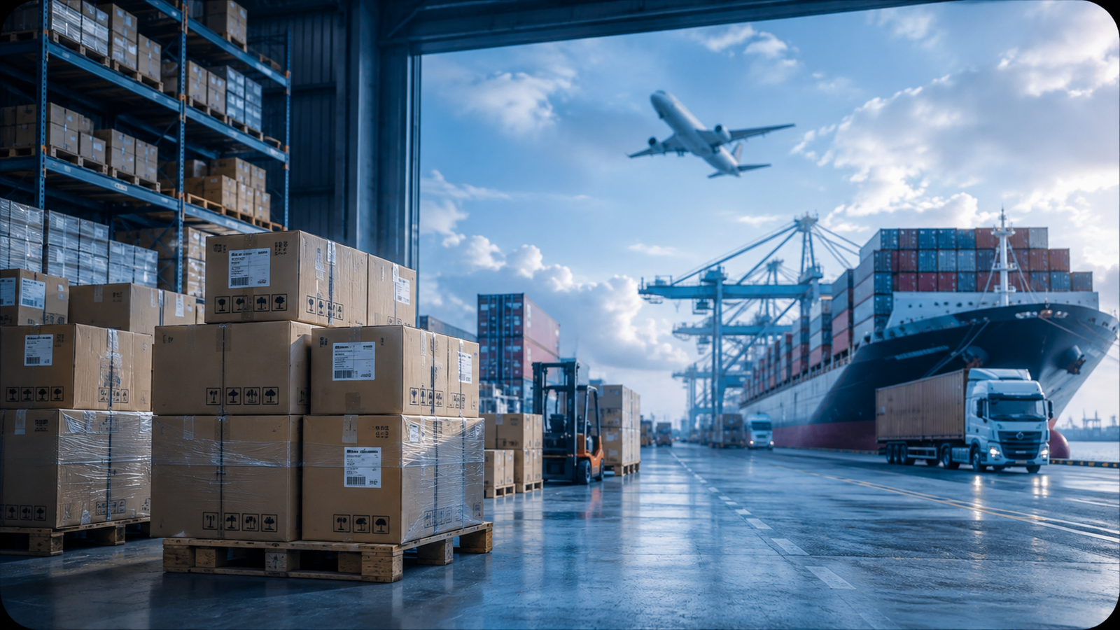 Cargo ship for merchant exports