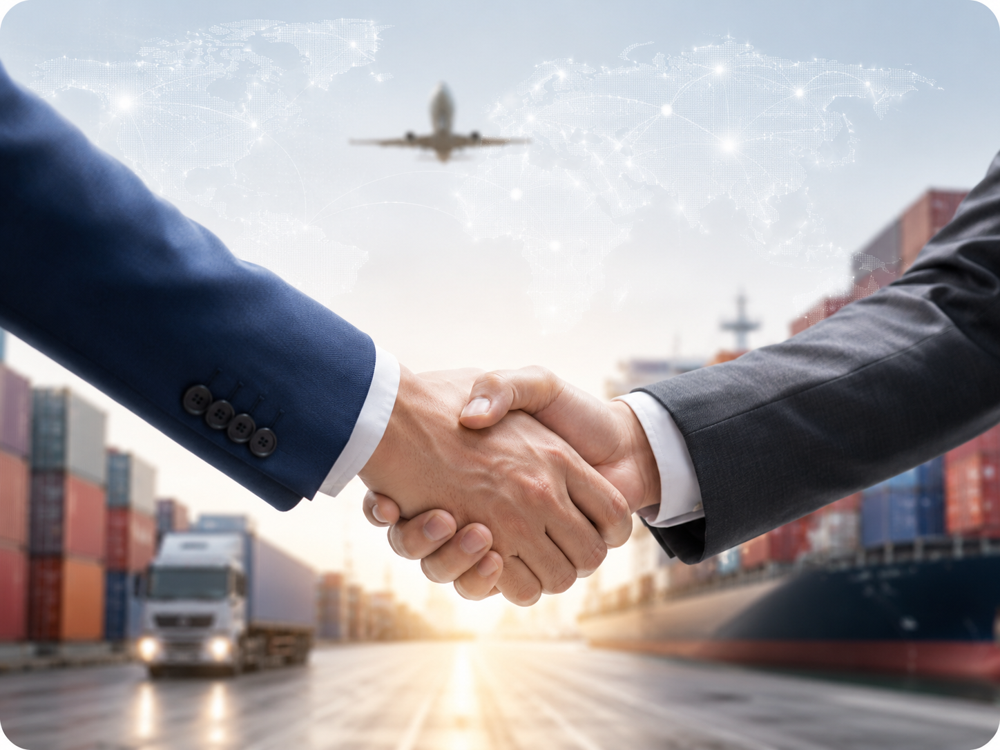 Business handshake